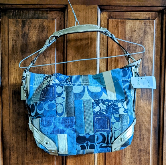 NWT Authentic Coach Patchwork Purse - Picture 8 of 10